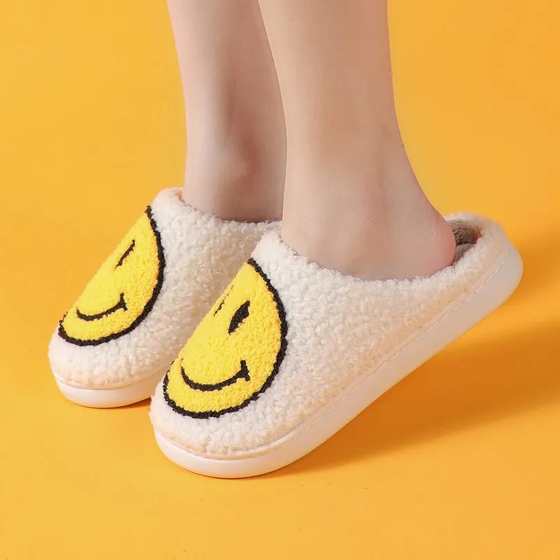 Smiley Pattern Slippers

