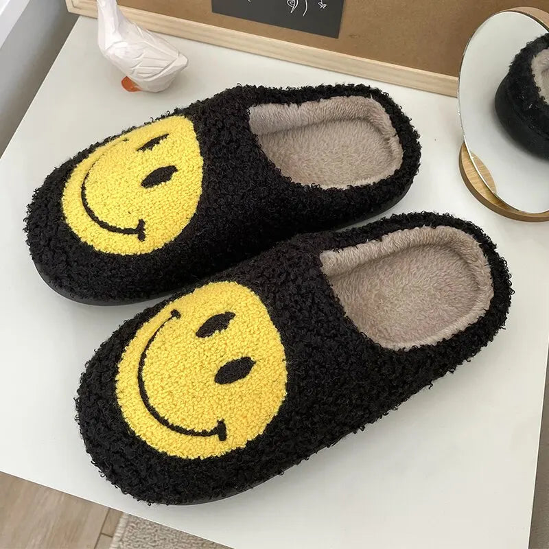 Smiley Pattern Slippers

