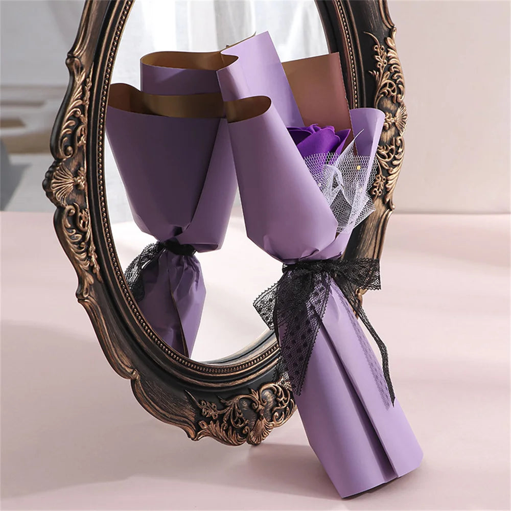 Soap Rose Bouquet Valentines Day Gift - Rose Flower Bouquet Hands Wedding Gifts