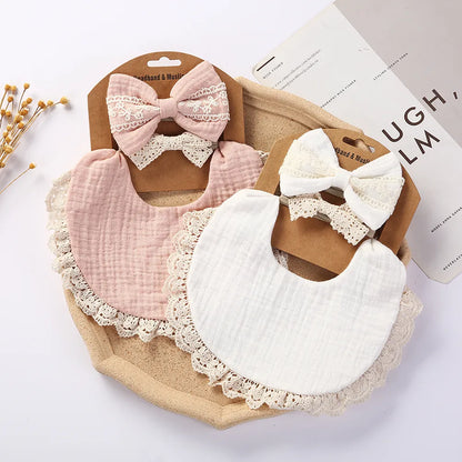 Solid Muslin Cotton Bib

