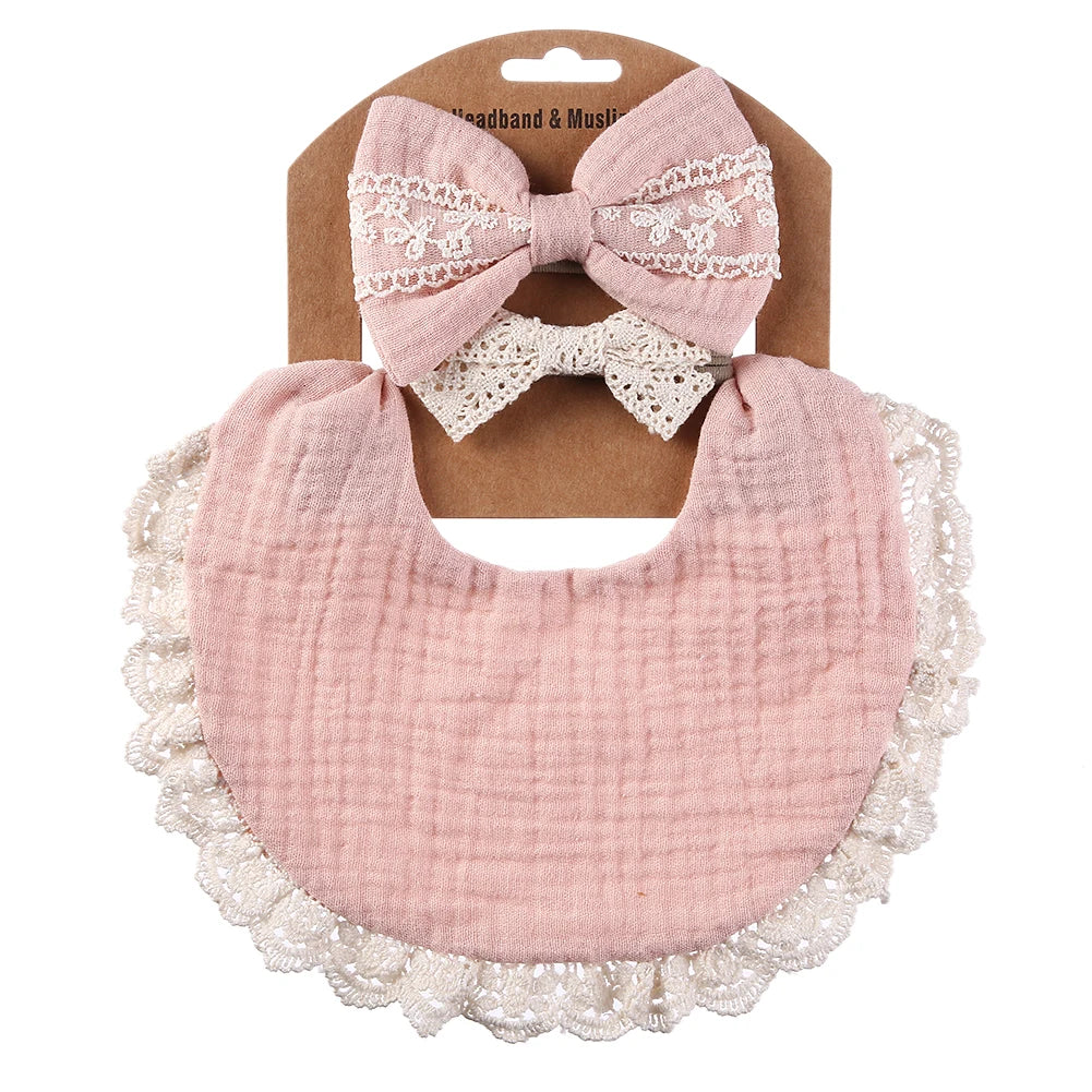 Solid Muslin Cotton Bib

