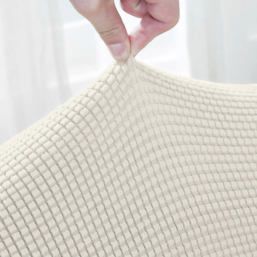 Solid Short Back Chair Covers for Home & Hotel