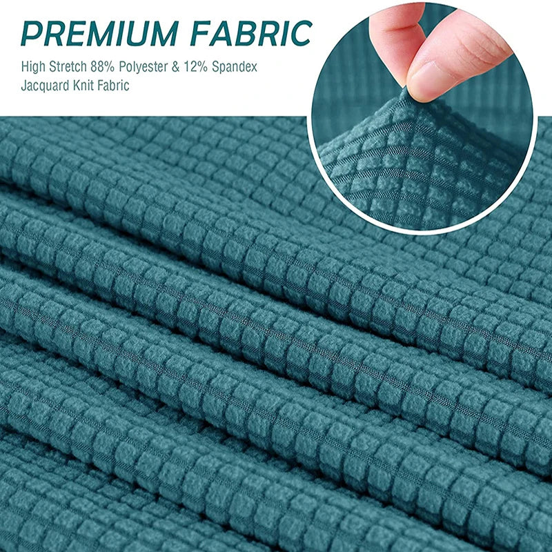 Solid Short Back Chair Covers for Home & Hotel