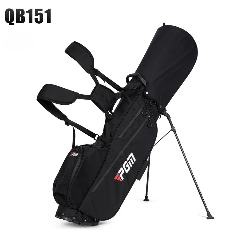 Spacious Golf Walking Bag with Waterproof Fabric and Support Stand
