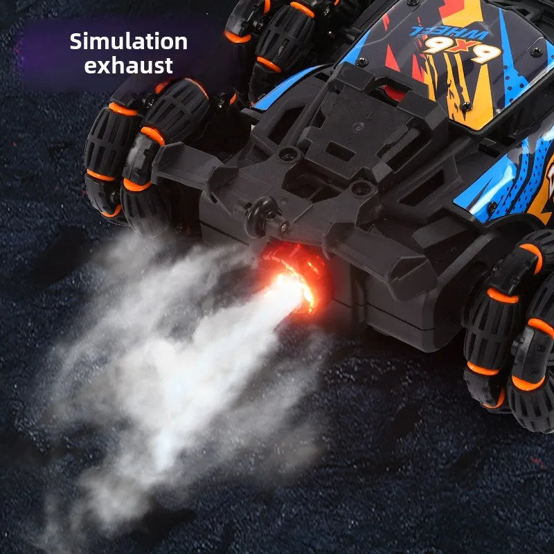 Spray Twisting Stunt RC Car - Six-Wheel Toy