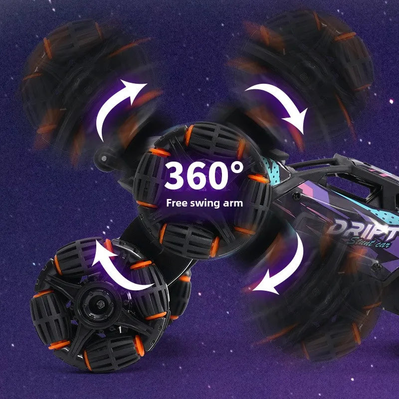Spray Twisting Stunt RC Car - Six-Wheel Toy