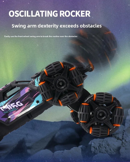 Spray Twisting Stunt RC Car - Six-Wheel Toy