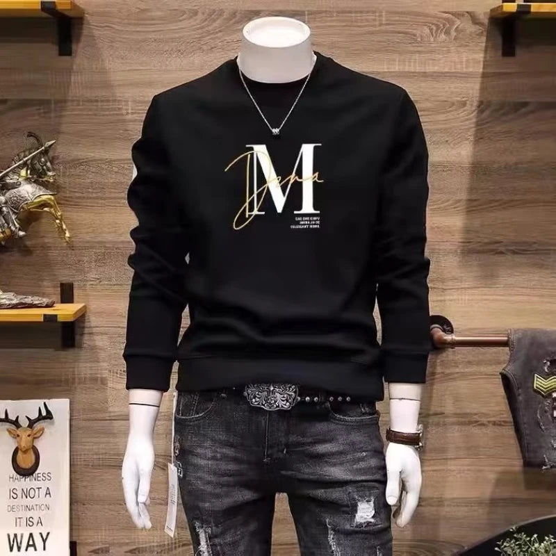 Spring Cotton Sweatshirt - Stylish Korean Casual Sportswear
