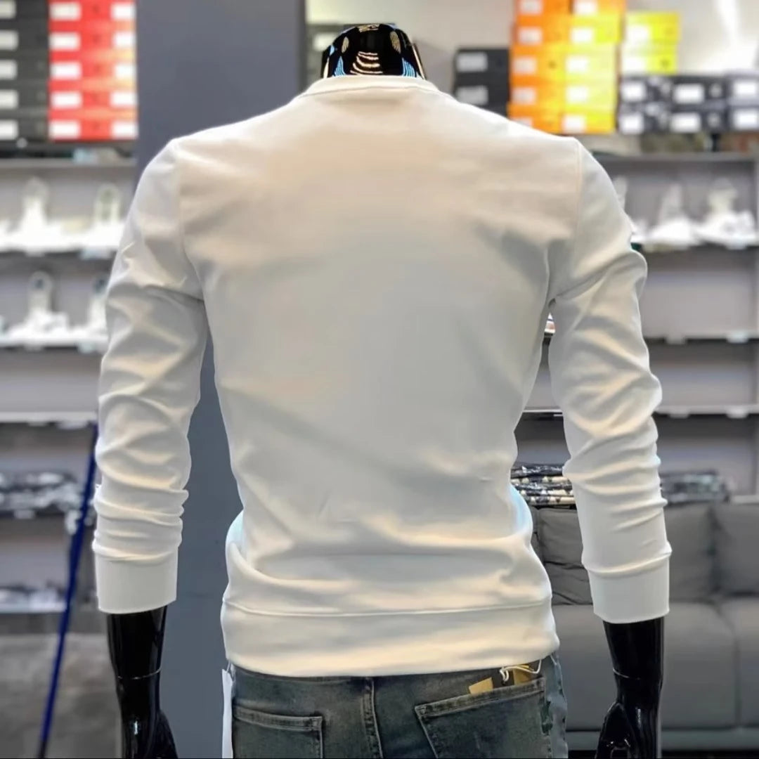 Spring Cotton Sweatshirt - Stylish Korean Casual Sportswear
