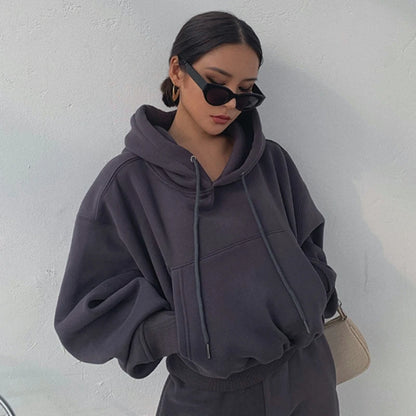 Winter/Spring Women's Fleece Tracksuit Set