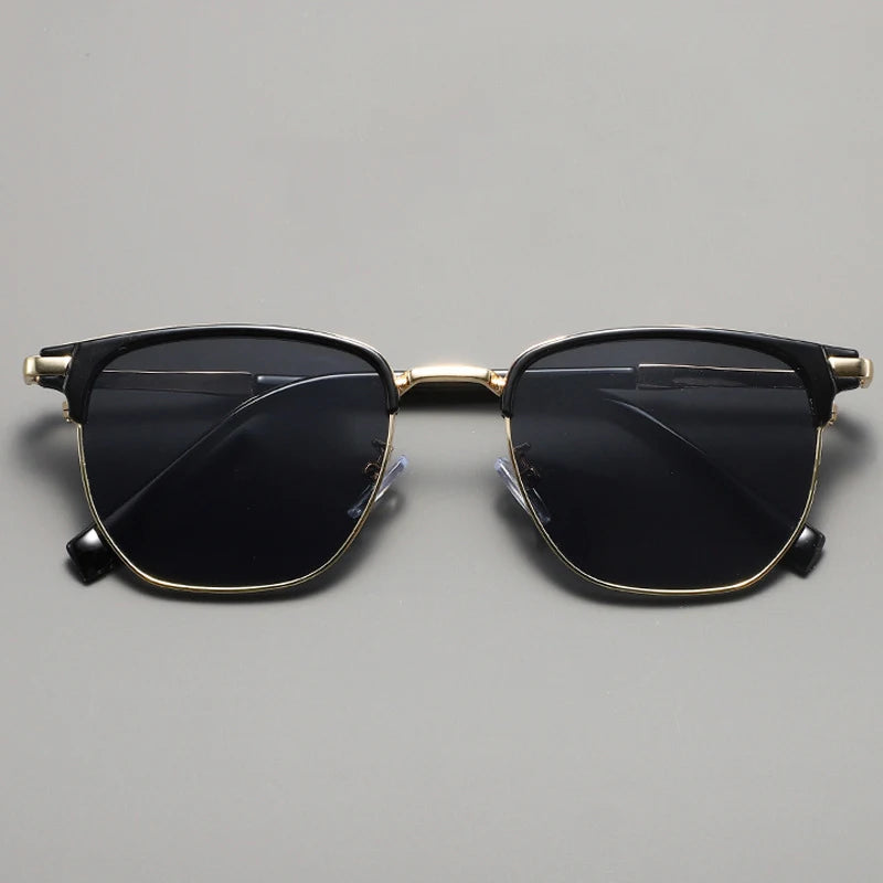 Vintage Square Metal Frame Sunglasses