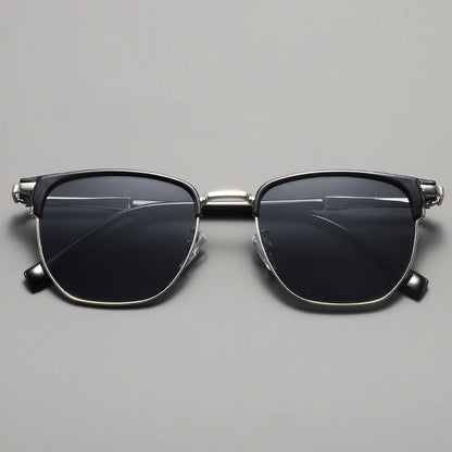 Vintage Square Metal Frame Sunglasses