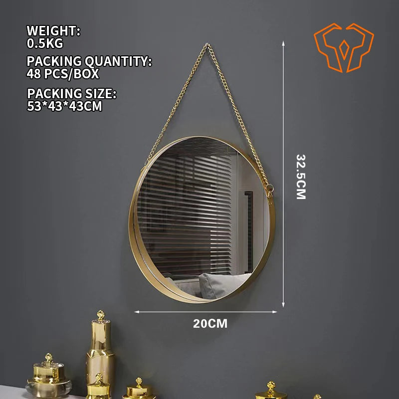 Square Washbasin Magnifying Wall Mounted Vanity Mirror