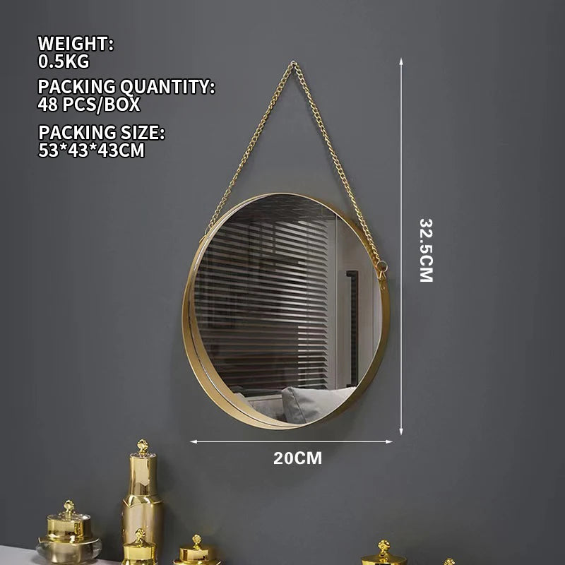 Square Washbasin Magnifying Wall Mounted Vanity Mirror