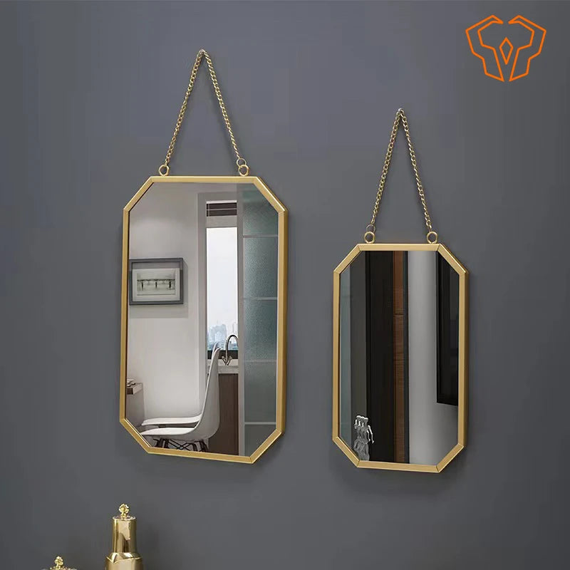 Square Washbasin Magnifying Wall Mounted Vanity Mirror
