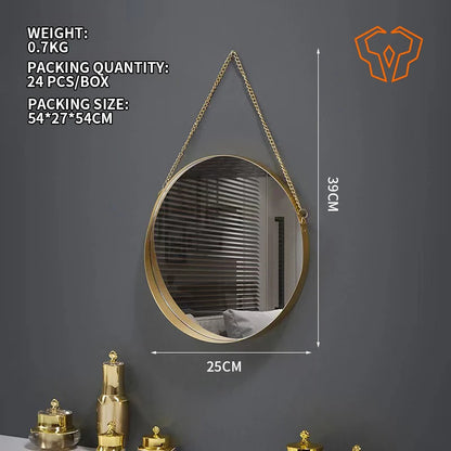 Square Washbasin Magnifying Wall Mounted Vanity Mirror