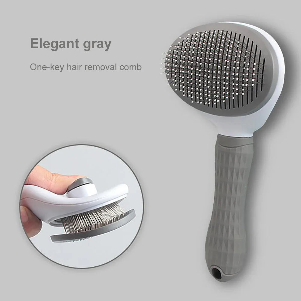 Stainless Steel Pet Hair Remover Brush
