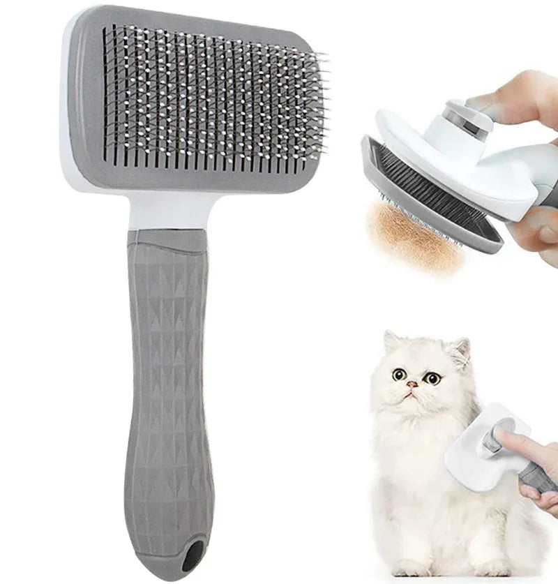 Stainless Steel Pet Hair Remover Brush
