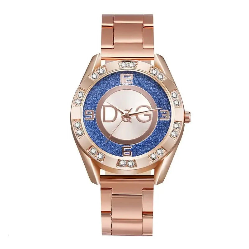 Women Luxury Rhinestone Stainless Steel Quartz Watch