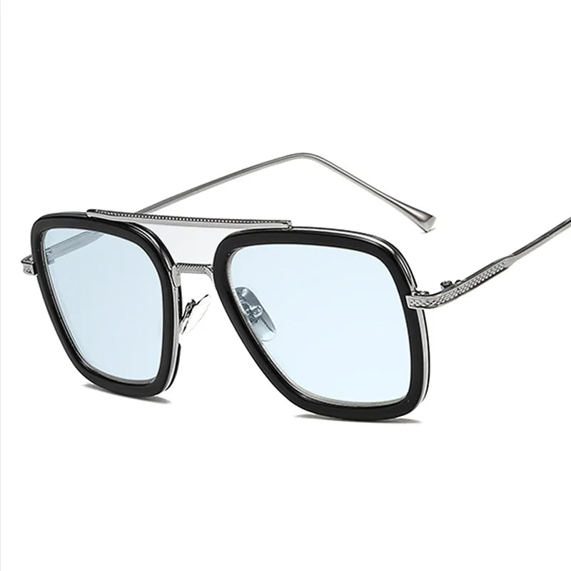 Steampunk Square Metal Frame Sunglasses