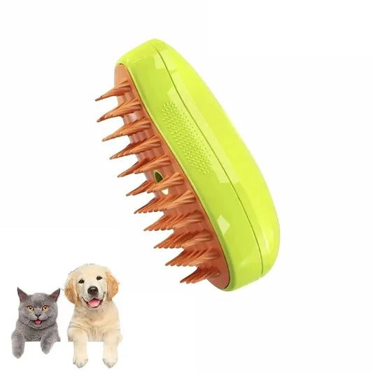 Steamy Hair Massage Electric Dog Grooming Brush