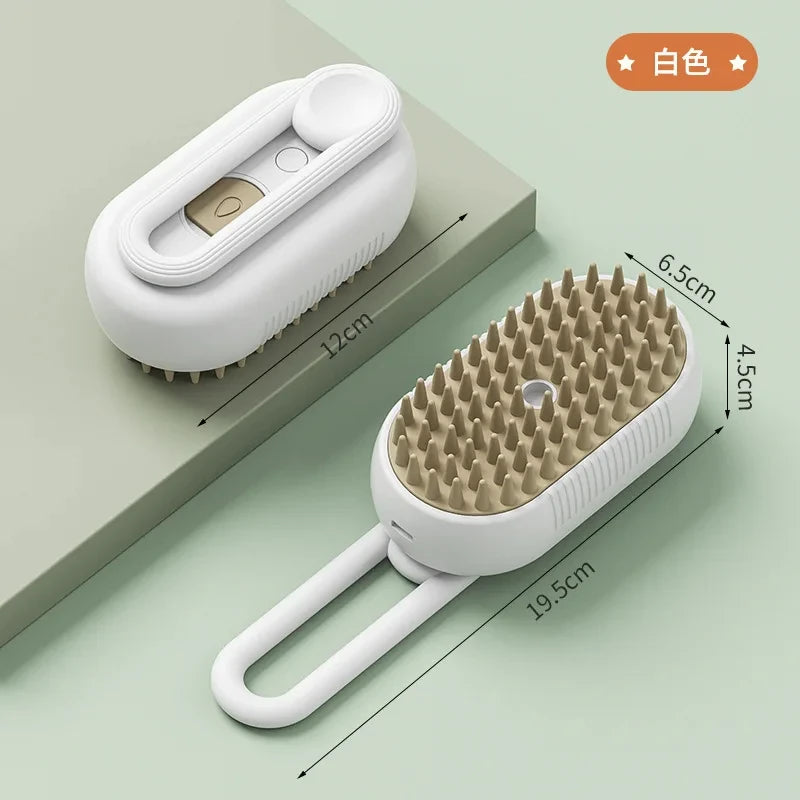 Steamy Hair Massage Electric Dog Grooming Brush