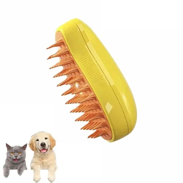 Steamy Hair Massage Electric Dog Grooming Brush