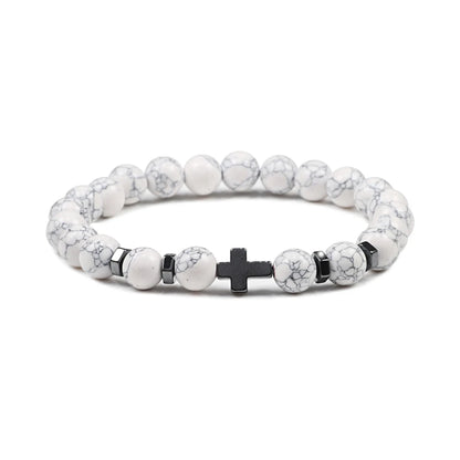 Steel Cross Bracelet

