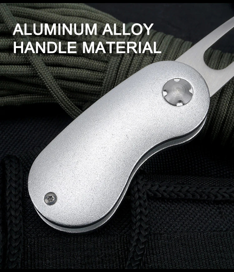 Steel Switchblade Golf Divot Repair Tool