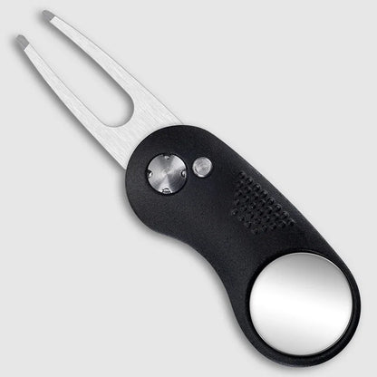 Steel Switchblade Golf Divot Repair Tool