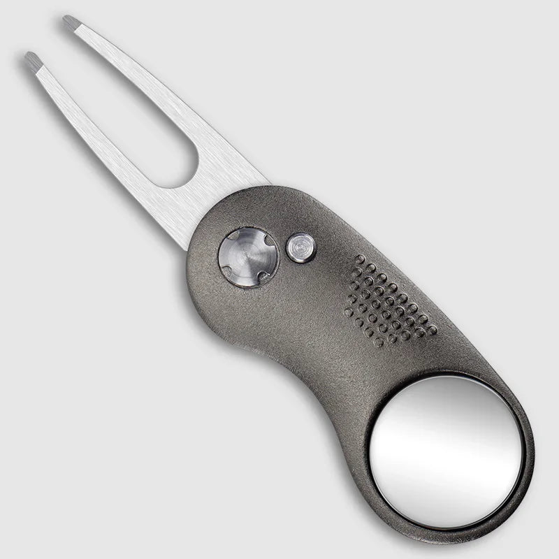 Steel Switchblade Golf Divot Repair Tool