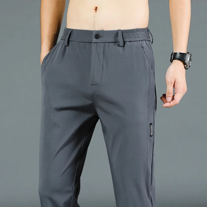 Summer Ice Silk Stretch Pants for Men
