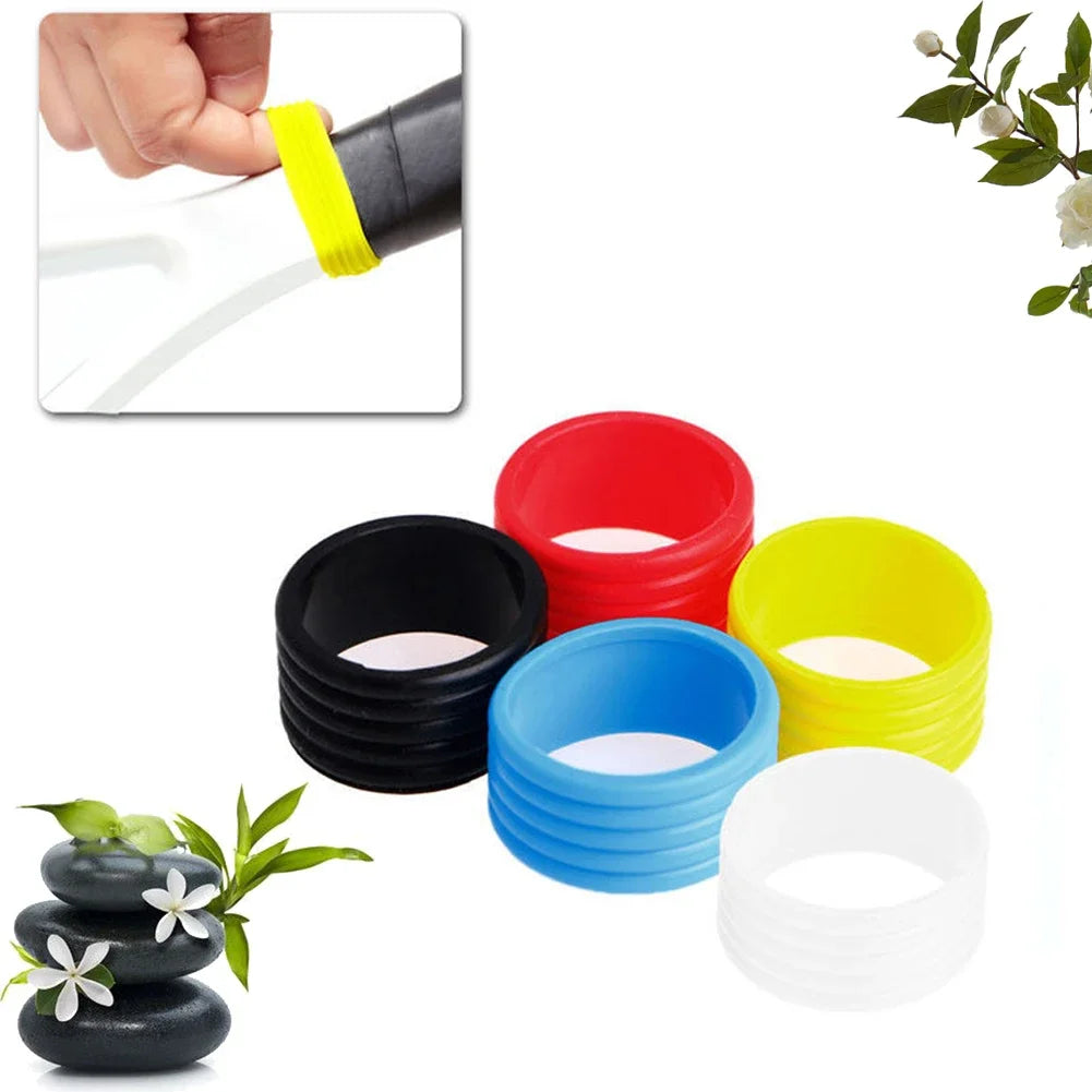 Stretchable Rubber Rackets Handle Tennis Grip Band