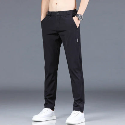 Summer Ice Silk Stretch Pants for Men

