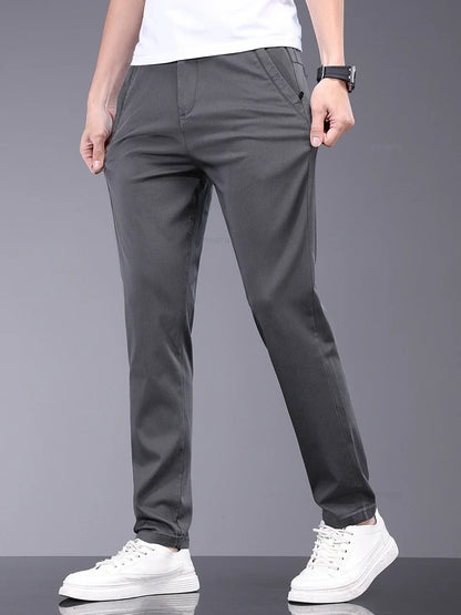 Bamboo Fiber Summer Men’s Casual Pants
