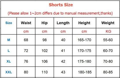 Summer Quick Dry Sport Fitness Men Shorts
