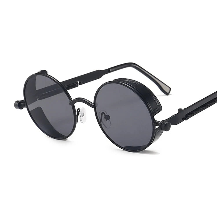 Gothic Steampunk Round Sunglasses
