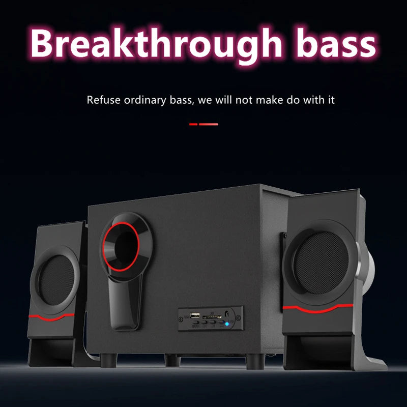 Surround Sound USB Cable Home Theater Bluetooth Speakers