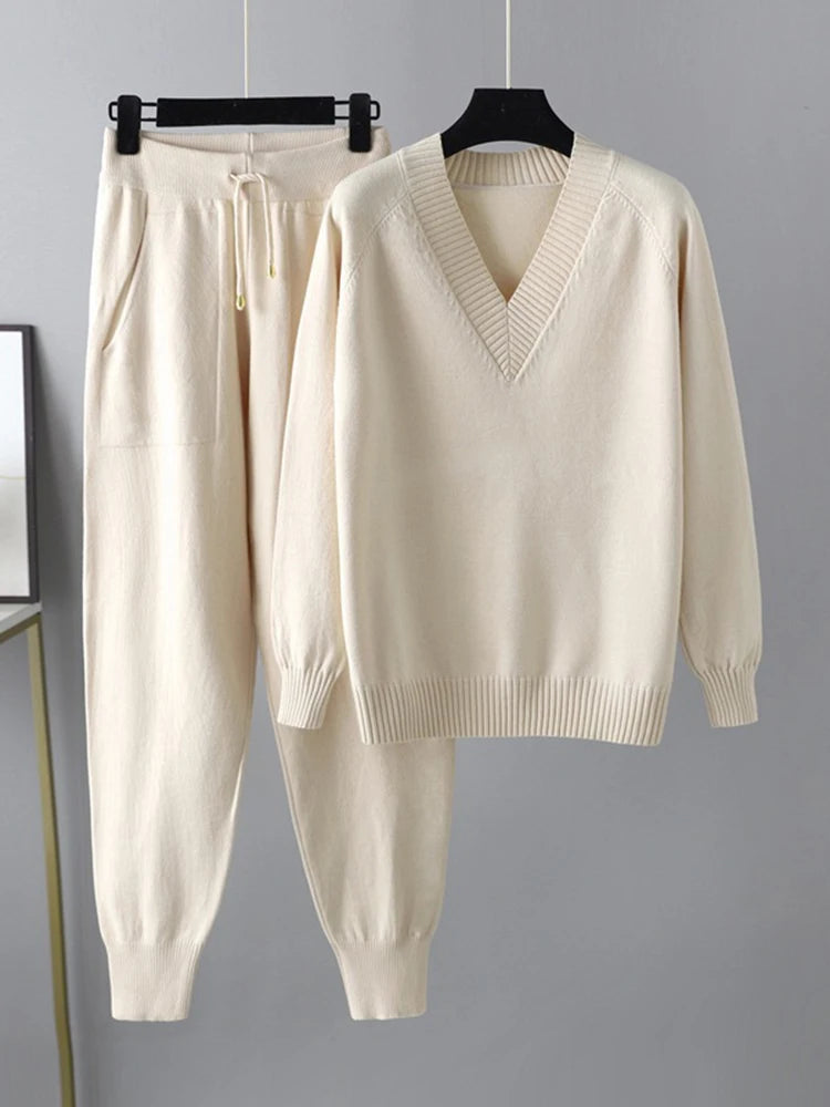 Autumn Knit Sweater Set