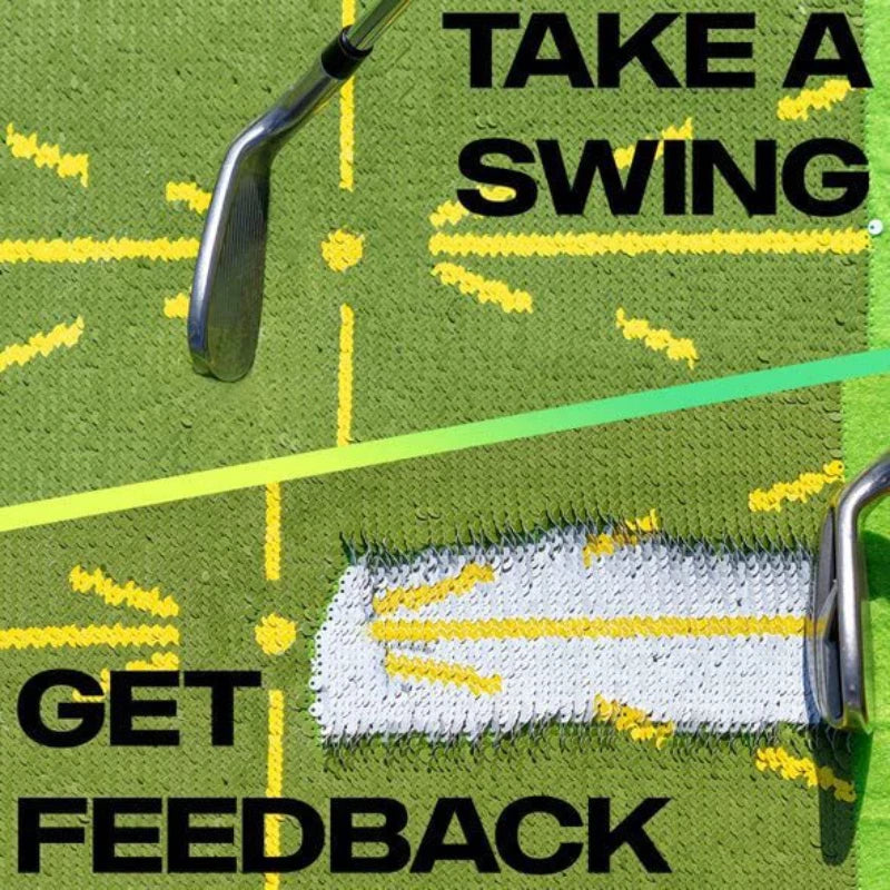 Swing Detection Golf Mat for Batting Track