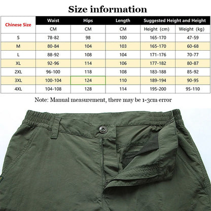 Tactical Cargo Pants Lightweight Waterproof