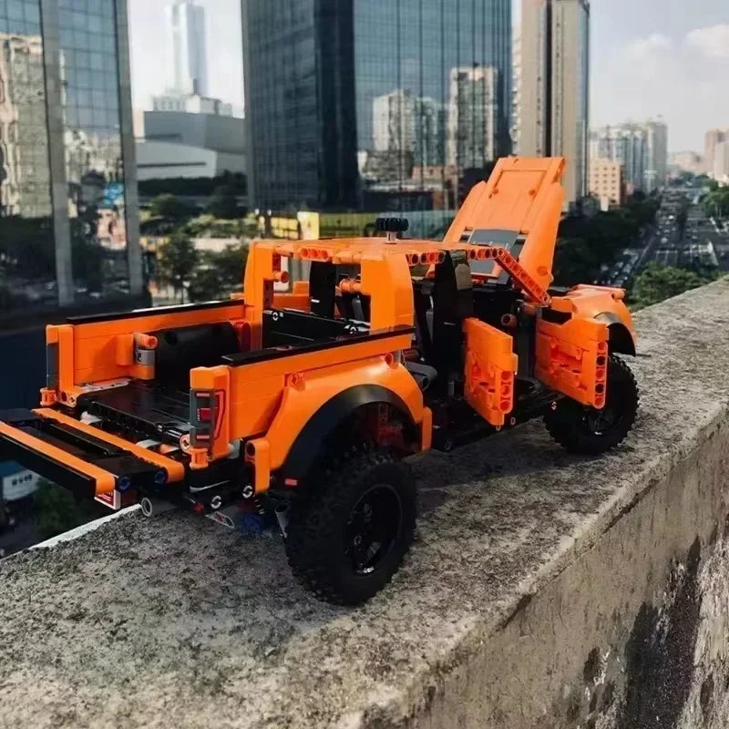 Technical Racing Vehicle Building Blocks Kids Toy