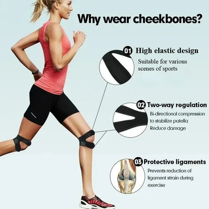 Tennis Elastic Knee Wrap - Athletic Training Equipment