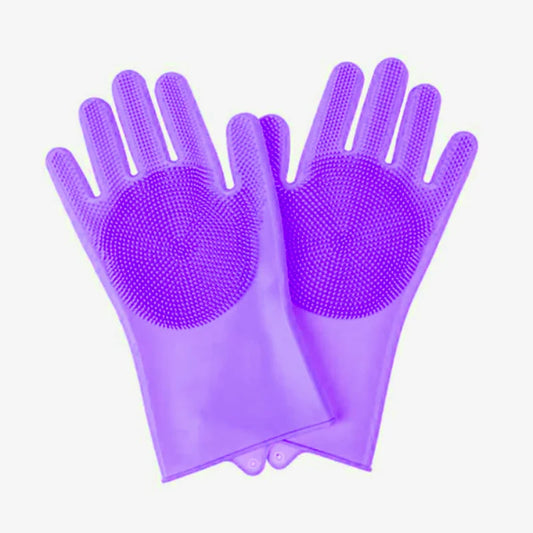 Thick Anti-Scratch Dog Grooming Glove For Bathing
