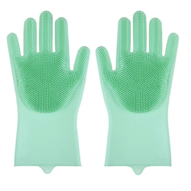 Thick Anti-Scratch Dog Grooming Glove For Bathing