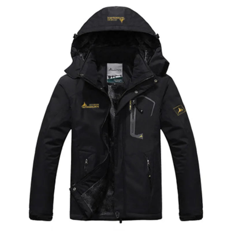 Thick Windproof Hooded Parka for Men