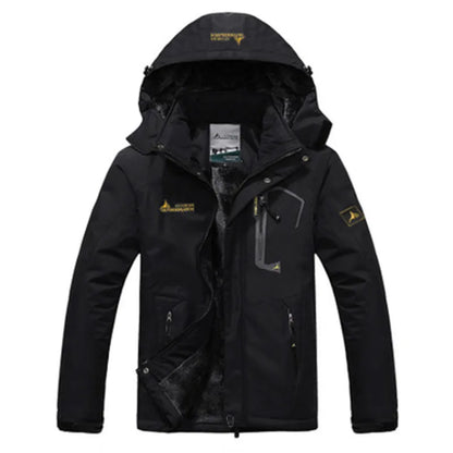 Thick Windproof Hooded Parka for Men