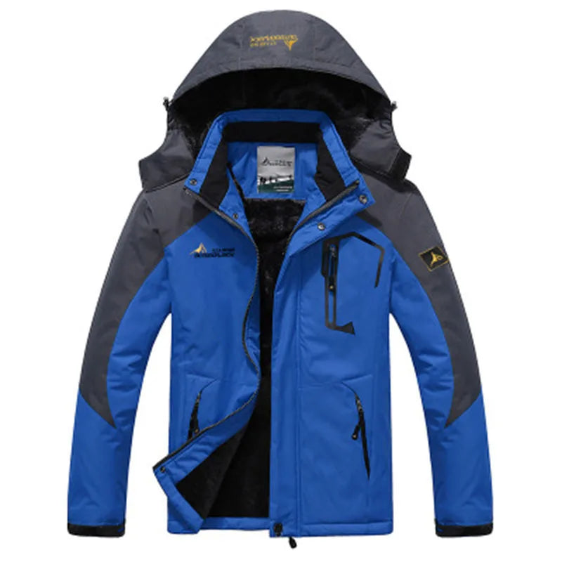 Thick Windproof Hooded Parka for Men