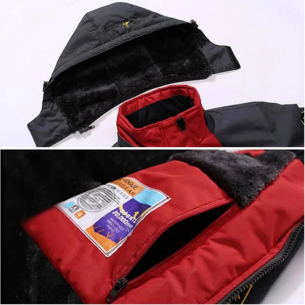Thick Windproof Hooded Parka for Men