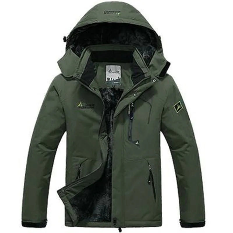Thick Windproof Hooded Parka for Men